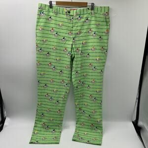 Shinesty The Louisville Derby Horse Racing Stripe Equestrian Preppy Pants 40x35